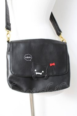 画像1: Rydia / ミニコビニャーショルダーバッグ  黒 Y-26-02-23-032-PU-BG-SZ-ZY