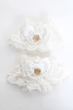 画像1: axes femme kawaii / レーシーお袖留め  白 Y-26-02-23-005-AX-ZA-SZ-ZY