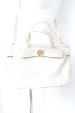 画像1: m petit by misako / AMリボン2wayバッグ  生成り Y-26-02-23-037-LO-BG-SZ-ZY