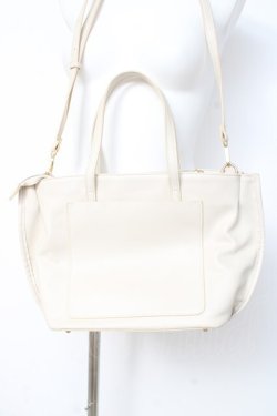 画像3: m petit by misako / AMリボン2wayバッグ  生成り Y-26-02-23-037-LO-BG-SZ-ZY