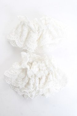 画像2: axes femme kawaii / レーシーお袖留め  白 Y-26-02-23-005-AX-ZA-SZ-ZY