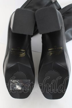 画像5: YOSUKE / 厚底ストレッチブーツ LL 黒 Y-26-02-23-039-PU-SH-SZ-ZY