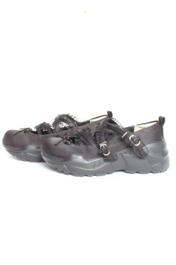 画像2: axes femme POETIQUE / サテンバレエシューズ ｓ 黒 Y-26-02-23-044-AX-SH-SZ-ZY