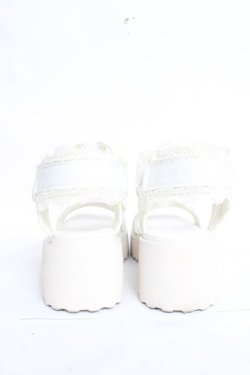 画像3: Fi.n.t / レース使いクロススニーカーサンダル M 白 Y-26-02-23-045-CA-SH-SZ-ZY