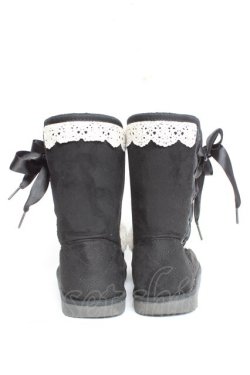 画像3: axes femme / 編み上げブーツ M 黒 Y-26-02-23-046-AX-SH-SZ-ZY