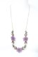 画像2: axes femme / ホマイカローズネックレス  パープル Y-26-02-23-001-AX-AC-SZ-ZY (2)