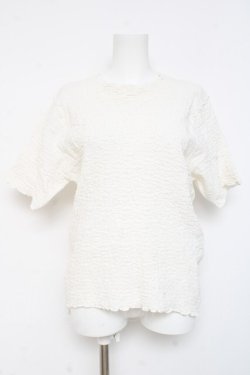 画像1: axes femme / ふくれカットトップス F オフシロ Y-26-02-23-060-AX-TO-IG-ZY