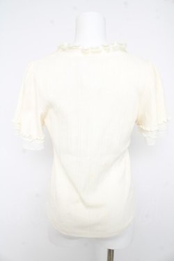 画像2: axes femme / プチスタンドリブプルオーバー M オフシロ Y-26-02-23-068-AX-TO-IG-ZY