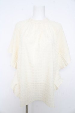 画像1: axes femme / ワッフルスクエアトップス  オフ Y-26-02-23-069-AX-BL-IG-ZY