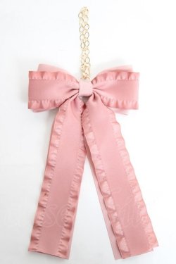 画像1: ｍ petit by misako / リボンバッグチャーム  ピンク Y-26-02-23-011-LO-ZA-SZ-ZY