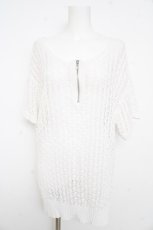 画像1: axes femme / 前後２ＷＡＹジップニット F オフシロ Y-26-02-23-083-AX-TO-IG-ZS (1)