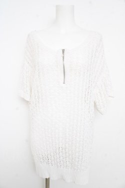 画像1: axes femme / 前後２ＷＡＹジップニット F オフシロ Y-26-02-23-083-AX-TO-IG-ZY