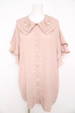 画像1: axes femme / 刺繍チュニックブラウス M ベージュ Y-26-02-23-091-AX-TO-SZ-ZS (1)