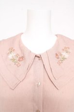 画像3: axes femme / 刺繍チュニックブラウス M ベージュ Y-26-02-23-091-AX-TO-SZ-ZS (3)