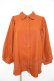 画像1: axes femme / ボリューム袖ブラウス  オレンジ系 Y-26-02-23-094-AX-BL-IG-ZY (1)