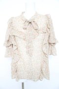 axes femme / 小花柄シフォンブラウス Ｆ ベージュ系 Y-26-02-23-096-AX-BL-IG-ZY