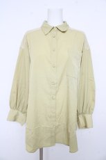 画像1: axes femme / ヨークレースシアーシャツ F イエロー Y-26-02-23-097-AX-BL-IG-ZI (1)