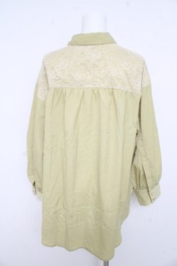 画像2: axes femme / ヨークレースシアーシャツ F イエロー Y-26-02-23-097-AX-BL-IG-ZY