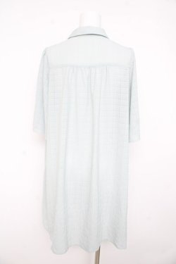 画像2: axes femme / ケープデザインワンピース M サックス Y-26-02-23-101-AX-OP-IG-ZY