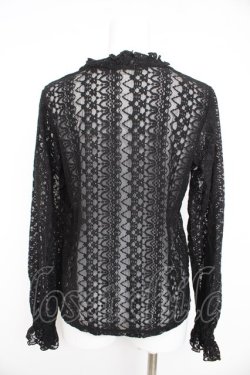 画像2: m petit by misako / レースインナートップス  黒 Y-26-02-23-114-LO-TO-SZ-ZY