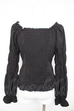 画像2: axes femme / グレースブラウス F 黒 Y-26-02-23-115-AX-BL-SZ-ZY