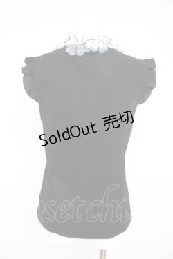 画像2: axes femme / お花モチーフ使いノースリトップス M クロ Y-26-02-23-118-AX-TO-IG-ZY