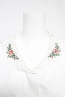 画像3: an another angelus / ローズ刺繍レースショールカラーシャツ  生成り Y-26-02-23-125-CA-BL-SZ-ZY