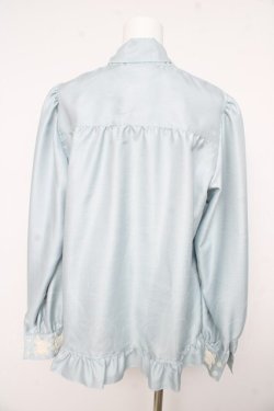 画像2: Enchantlic Enchantilly / ノーブルリボンタイブラウス  クリーミーブルー Y-26-02-23-128-LO-BL-SZ-ZY