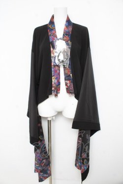 画像1: rezen / 花魁×蝶振袖羽織  瑠璃色 Y-26-02-23-138-LO-TO-SZ-ZY