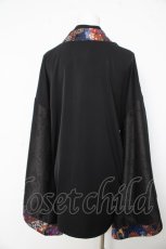 画像2: rezen / 花魁×蝶着物シャツ  瑠璃色 Y-26-02-23-139-LO-TO-SZ-ZS (2)