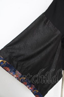 画像4: rezen / 花魁×蝶着物シャツ  瑠璃色 Y-26-02-23-139-LO-TO-SZ-ZY