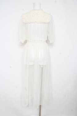 画像2: an another angelus / レースヨークチュールガウンワンピース  生成り Y-26-02-23-142-CA-OP-SZ-ZY