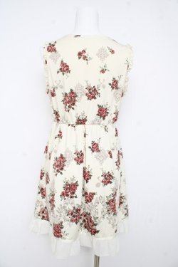 画像2: axes femme / パネル花柄チュニックワンピース M 生成り Y-26-02-23-145-AX-OP-SZ-ZY