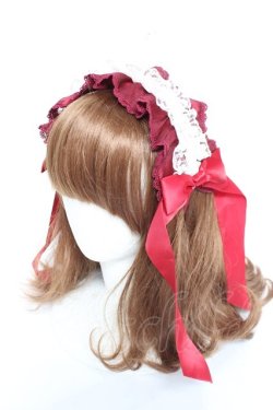 画像1: axes femme kawaii / ブリムカチューシャ  赤 Y-26-02-23-018-AX-AC-SZ-ZY