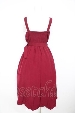 画像2: axes femme / バイカラーレースジャンスカ  ワイン Y-26-02-23-166-AX-OP-SZ-ZY