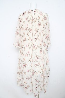 画像2: axes femme / 細プリーツ花柄ワンピース M キナリ Y-26-02-23-173-AX-OP-SZ-ZY