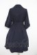 画像2: axes femme POETIQUE / バイカラートレンチワンピース  ネイビー Y-26-02-23-181-AX-OP-IG-ZY (2)