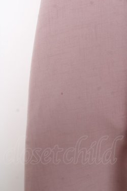 画像3: F&A / フロントレースアップパフスリーブワンピース  ピンク Y-26-02-23-188-LO-OP-SZ-ZY