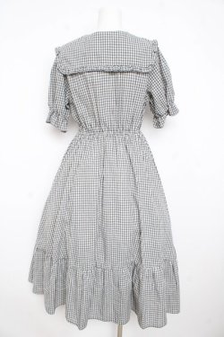 画像2: m petit by misako / AM*ギンガムCHKワンピース M 中灰 Y-26-02-23-189-LO-OP-SZ-ZY