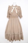 m petit by misako / NINA’Sコラボワンピース M 中茶 Y-26-02-23-193-LO-OP-SZ-ZY