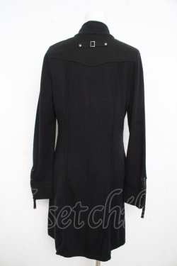 画像2: Ozz Croce / ハイネックリブパーカー  黒 Y-26-02-23-197-OO-TO-SZ-ZY