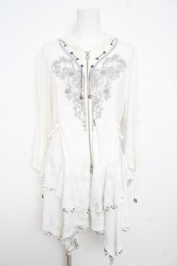 画像1: Ozz oneste / Fairy talent Roseフリルパーカー  白 Y-26-02-23-198-OO-TO-SZ-ZY