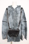 Desoro Works / conte Uneven Dye with Angel Print Hoodie  ブルーグレー Y-26-02-23-199-GO-TO-SZ-ZY