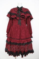 Hoshibako Works / Rozen Maiden x HoshibakoWorks 真紅ケープ付きワンピース  ワイン Y-26-02-23-200-LO-OP-SZ-ZY