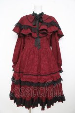 画像1: Hoshibako Works / Rozen Maiden x HoshibakoWorks 真紅ケープ付きワンピース  ワイン Y-26-02-23-200-LO-OP-SZ-ZY (1)