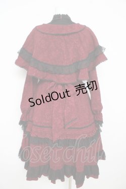 画像2: Hoshibako Works / Rozen Maiden x HoshibakoWorks 真紅ケープ付きワンピース  ワイン Y-26-02-23-200-LO-OP-SZ-ZY