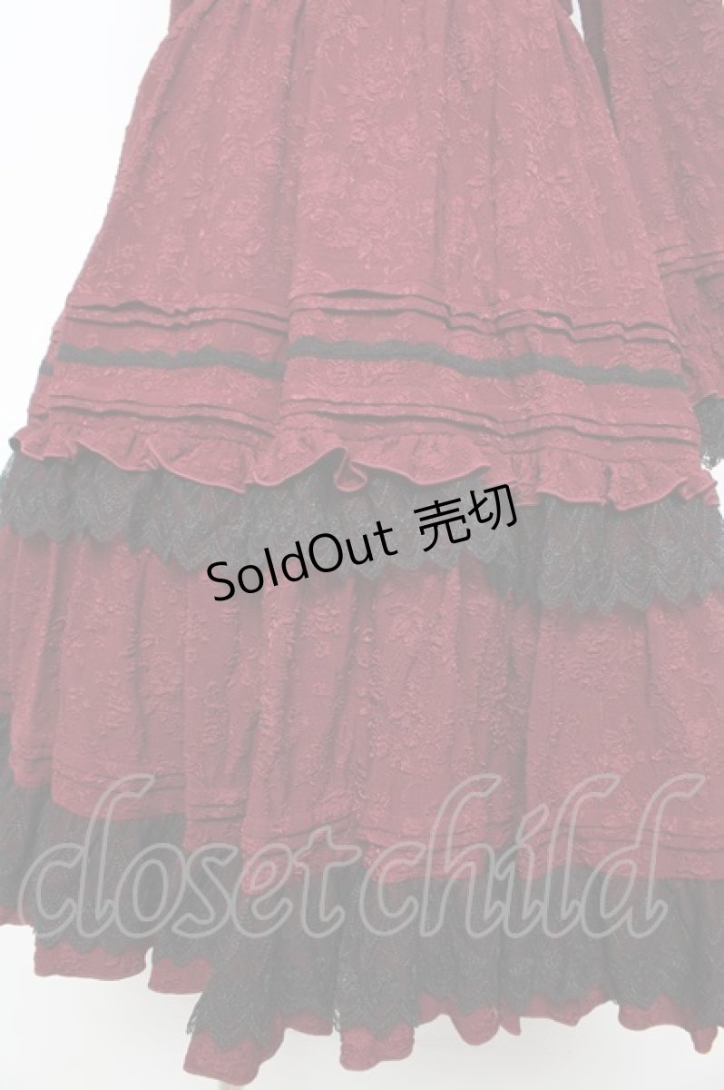 画像4: Hoshibako Works / Rozen Maiden x HoshibakoWorks 真紅ケープ付きワンピース  ワイン Y-26-02-23-200-LO-OP-SZ-ZY (4)