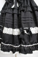 画像4: BABY, THE STARS SHINE BRIGHT / Rose Princessジャンパースカート  黒×白レース Y-26-02-23-201-BA-OP-SZ-ZY (4)