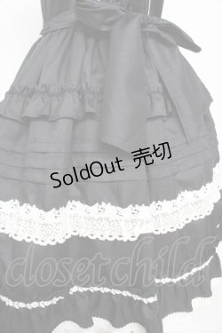 画像6: BABY, THE STARS SHINE BRIGHT / Rose Princessジャンパースカート  黒×白レース Y-26-02-23-201-BA-OP-SZ-ZY