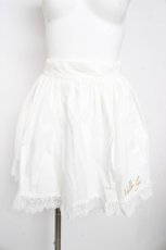 画像1: Vallee lys / 刺繍入りエプロン  白 Y-26-02-23-203-GO-SK-SZ-ZY (1)